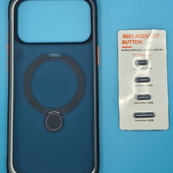 iPhone 17 Pro Max Case Ostand Q3 Air 360 Magnetic Stand MagSafe Shockproof-Blue - Picture 2 of 11